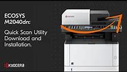 Kyocera M2040dn Quick Scan Utility Download and Installation