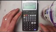Cheating with scientific calculators!!!! Casio super-FX Plus fx-5800p