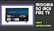 Insignia 4K Ultra 50 Inch FireTV // First Impressions
