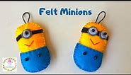 Felt Minions | DIY Felt Crafts | Felt Crafts for Beginners | Aureliarts