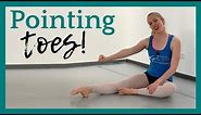 Pointing Toes Without Curling! | Broche Ballet