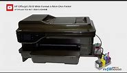 HP Officejet 7610 Wide Format CISS + Balance system with 70 ml inks + Outer guide