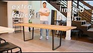 How To Build a HIGH QUALITY Dining Table with LIMITED TOOLS // #DIY // #Woodworking
