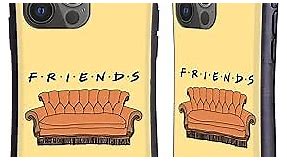 Head Case Designs Officially Licensed Friends TV Show Couch Iconic Hybrid Case Compatible with Apple iPhone 14 Pro