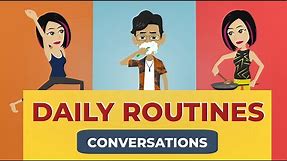 Talking About Daily Routines in English Conversations | Learn English Vocabulary