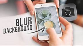 How to Blur Background of iPhone Photo (2 ways)