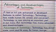 Advantages and disadvantages of Technology || 20 advantages and disadvantages of technology