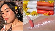DIY LIP GLOSS (3 ways!) *how to make cute gloss in 5 minutes*