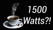 How many watts do appliances use?