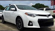 2015 Toyota Corolla S Plus Full Review, Start Up, Exhaust