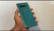 Samsung Galaxy S10 Prism Green Unboxing