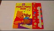 DISNEY Winnie the Pooh "Pooh's Piano Book" Play-A-Song
