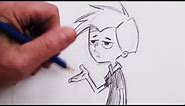 How To Draw Funny Cartoon Posture (Step by Step)