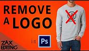 How to Remove a Logo! | Adobe Photoshop Tutorial