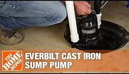 Everbilt Cast Iron Sump Pump | The Home Depot