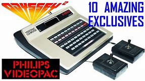 10 Amazing Philips Videopac & Magnavox Odyssey 2 Exclusives