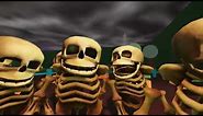 Skeletons Roasting Jellybean Template (ROBLOX version) free to use