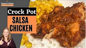 Crock Pot Salsa Chicken - Only 3 Ingredients and So SIMPLE!!