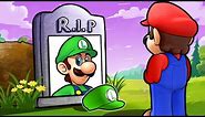 Mario Says Goodbye To Luigi - Mario Sad Story - Super Mario Bros Animation