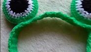 Cute Frog Crochet Headband😍
