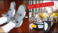 HOW TO STYLE - AIR JORDAN 4 "COOL GREY" ON FEET - 3 CASUAL OUTFITS
