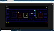 Pac-Man (Google's 30th Anniversary Version) Gameplay