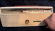 Vintage Channel Master model 6510 transistor radio review