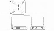 WiFi Router - Free CAD Drawings