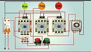 Auto Star Delta Starter Control Circuit | Electrical Control Wiring