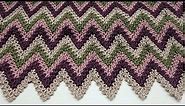 EASY Beginner Friendly Crochet Chevron Blanket - To Earth From The Skies