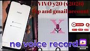 VIVO Y20 Y20s FRP and Gmail bypass account (V2026) android 10-11