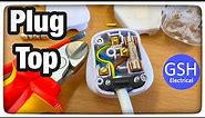 How to Fit, Wire or Change a 13 Amp Plug Top - Wiring a UK BS 1363 Plug Step by Step Demonstration