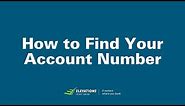 How to Find Your Account Number