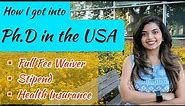 How to get into Ph.D in the USA as an International Student | Full Funding + Stipend