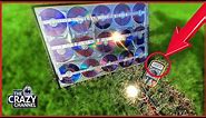 Panel Solar Fotovoltaico 30W casero con CD's☀️⚡💡☀️ | Energía solar gratis