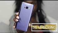 Samsung Galaxy S8 Unboxing and First Look! Orchid Grey | S8 vs S7 Edge // TECH