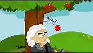 Isaac Newton and the Apple tree