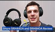 Shure SRH840A and SRH440A Studio Monitor Headphones Review