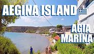 Aegina Island Greece: Driving Tour From Agia Marina Beach To Aegina Port