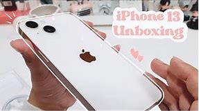 iphone 13 🤍 starlight in 2023✨💫 | unboxing, setup, camera test, cases, games🧚‍♀️