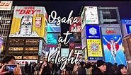 Osaka at night. A stroll through the lights!