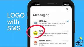 How to get your Logo displayed in sms?