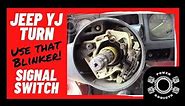 Jeep Wrangler YJ - Install a new Turn signal switch #poweraddictscrew #jeepwrangleryj #jeepyj