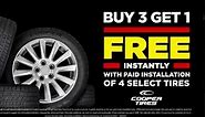 Buy 3 Get 1 Free Tire Promo