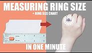 How to find out your ring size at home in a minute
