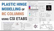 24 - ASCE/SEI 41-17 Plastic Hinge Modelling of RC Columns using CSI ETABS