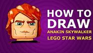 How to draw - Anakin Skywalker - Lego Star Wars