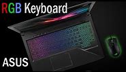 How to Setup Keyboard RGB Lighting Effect on ASUS Gaming Laptops