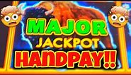 Massive Jackpot Handpay On NEW Lightning Buffalo Link Slot!!