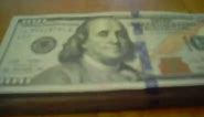 Stack of 100 dollar bills